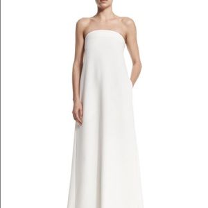 White Strapless Gown